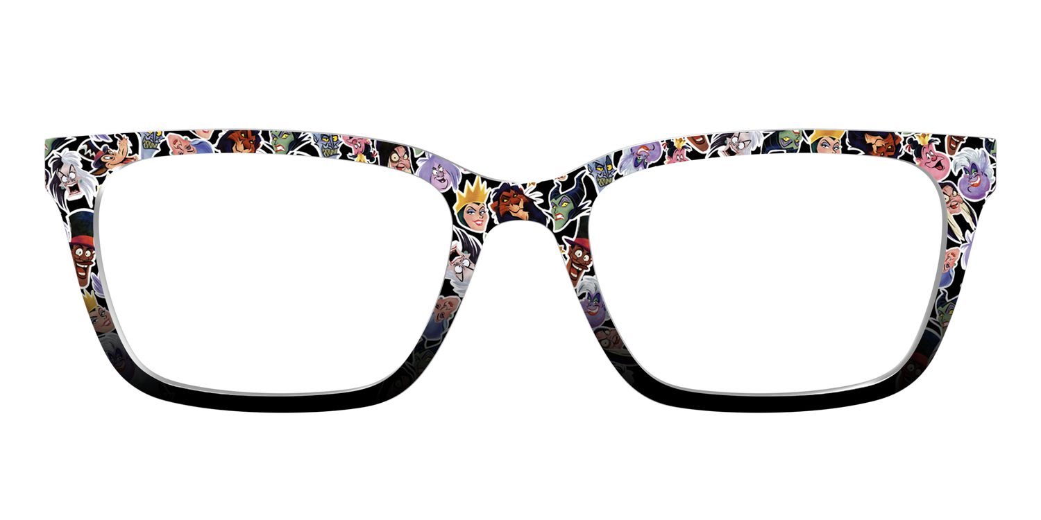 Villains Stickers - Front Top Image - Pair Eyewear