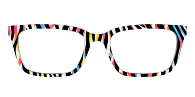 The Vivid Zebra Stripes - Front Top Thumbnail - Pair Eyewear