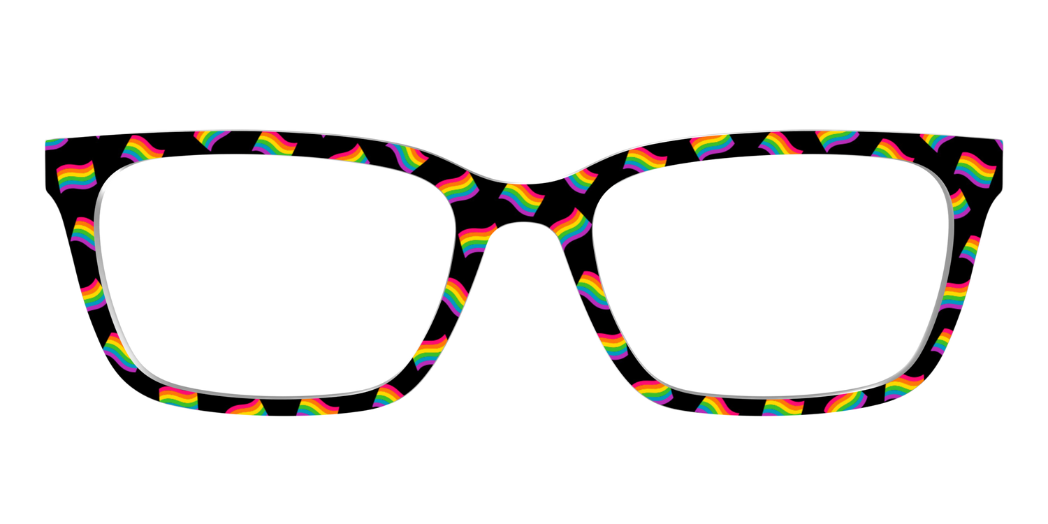 The Waving Pride - Front Top Image - Pair Eyewear