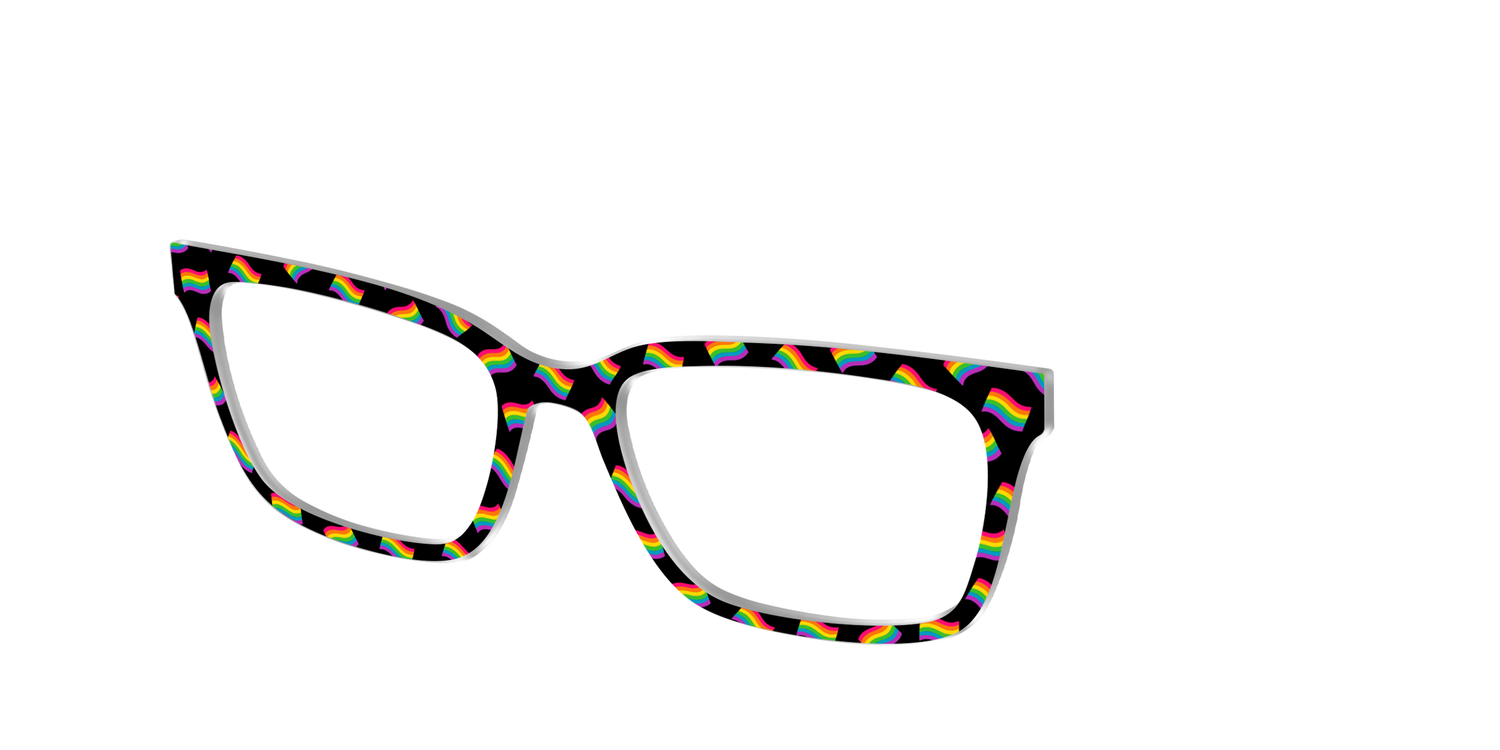 The Waving Pride - Angle Top Image - Pair Eyewear