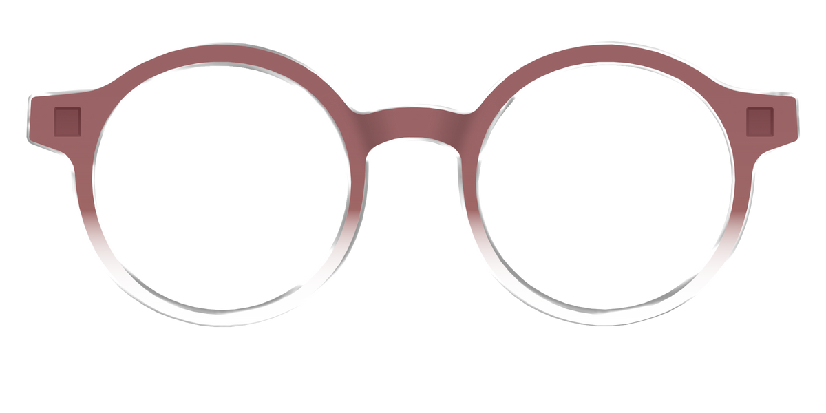 The Burgundy Gradient Crystal - Front Top Image - Pair Eyewear