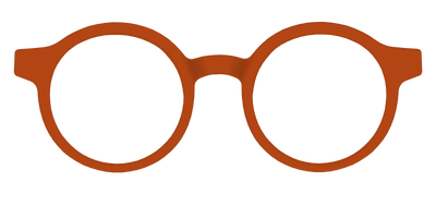 The Burnt Orange - Front Top Thumbnail - Pair Eyewear