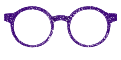 The Electric Purple Sparkle - Front Top Thumbnail - Pair Eyewear