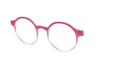 The Flamingo to Blush Gradient Crystal - Angle Top Thumbnail - Pair Eyewear