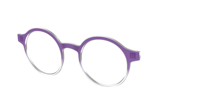 The Grape Gradient Crystal - Angle Top Thumbnail - Pair Eyewear