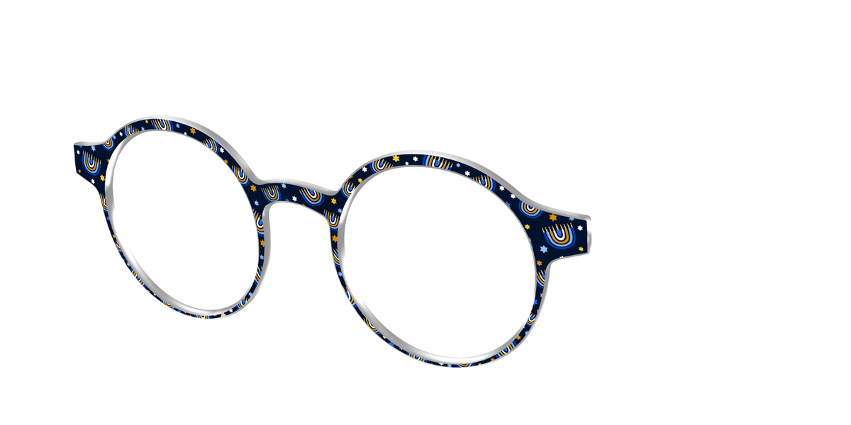 The Hanukkah Menorahs - Angle Top Image - Pair Eyewear
