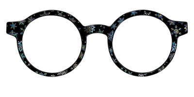 The Holographic Snowflakes - Front Top Thumbnail - Pair Eyewear