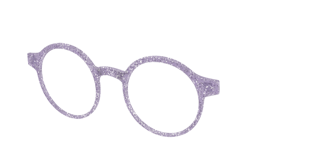The Lavender Sparkle - Angle Top Image - Pair Eyewear