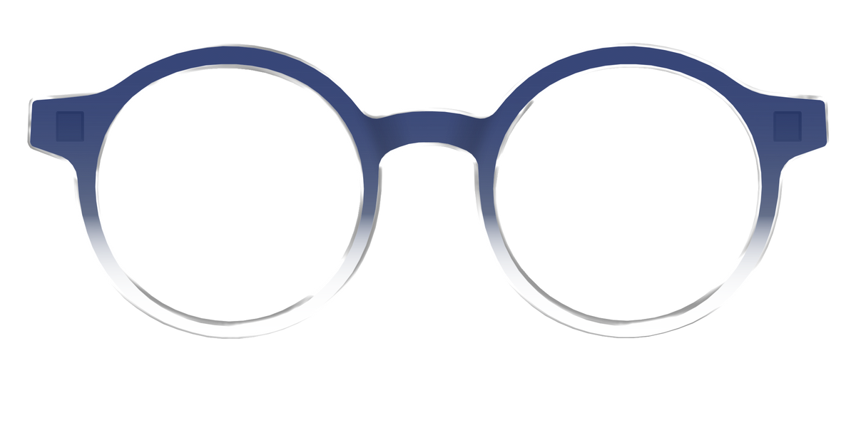 The Navy Gradient Crystal - Front Top Image - Pair Eyewear
