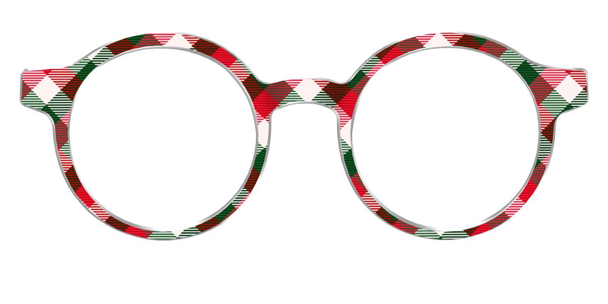 The Nice List Plaid - Front Top Image - Pair Eyewear