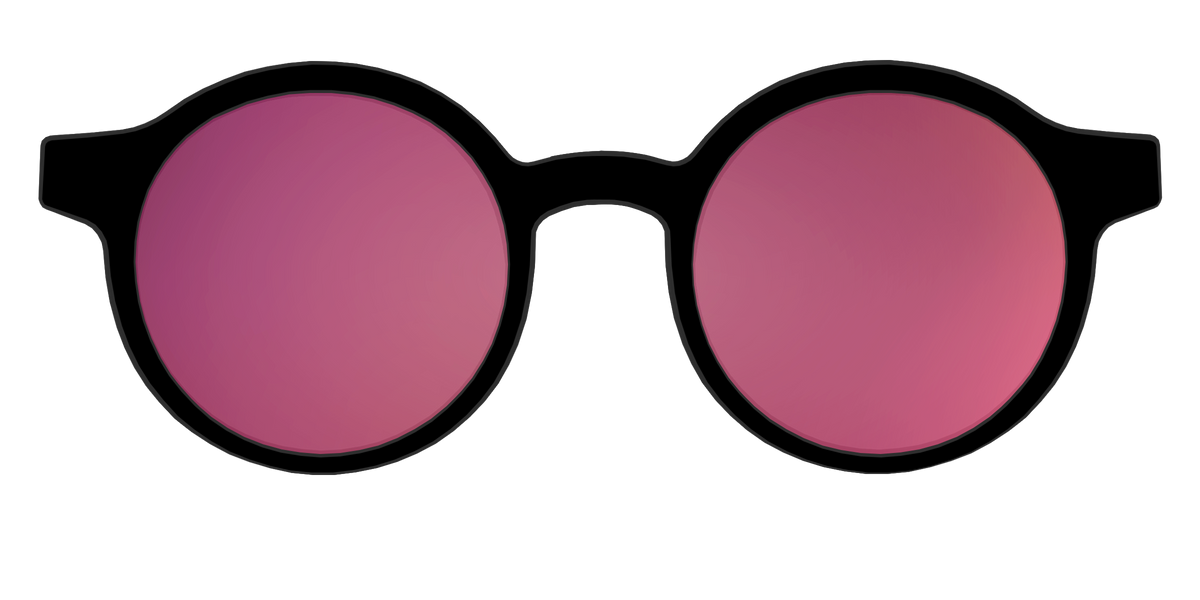 The Polarized Pink Reflective Sun Top - Front Top Image - Pair Eyewear