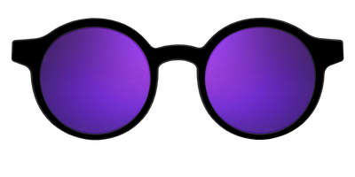 The Polarized Purple Reflective Sun Top - Front Top Thumbnail - Pair Eyewear