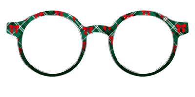The Ribbon-Clad Plaid - Front Top Thumbnail - Pair Eyewear