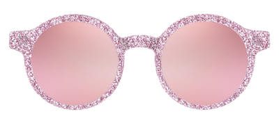 The Polarized Rose Gold Sparkle Sun Top - Front Top Thumbnail - Pair Eyewear