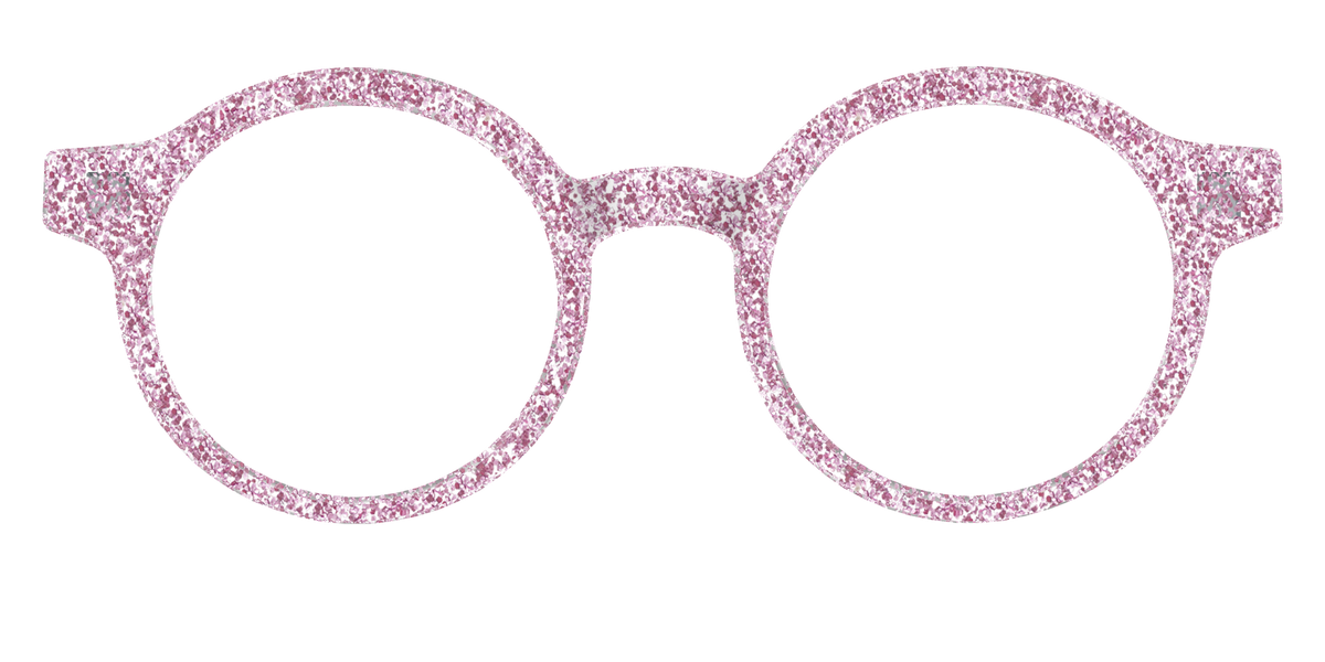 The Rose Gold Sparkle - Front Top Image - Pair Eyewear
