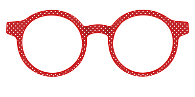 The Ruby Pin Dot - Front Top Thumbnail - Pair Eyewear