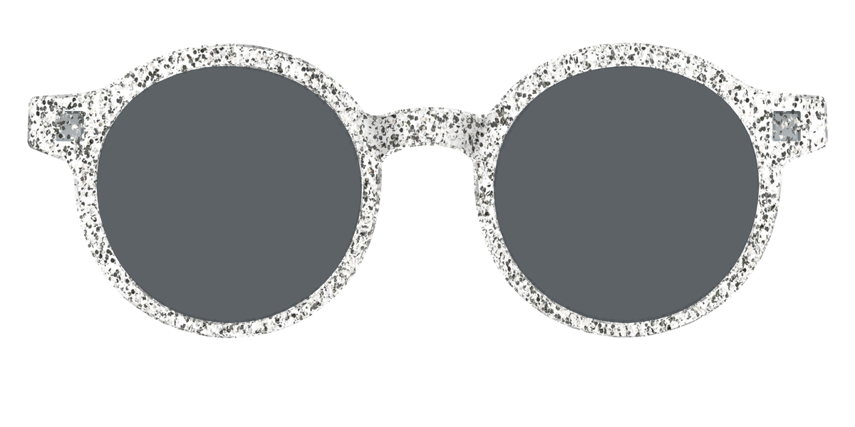 The Polarized Silver Sparkle Sun Top - Front Top Image - Pair Eyewear