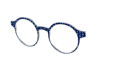 The Snowflake Polka Dot - Angle Top Thumbnail - Pair Eyewear