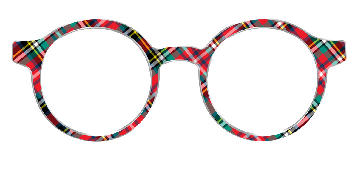 The Winter Plaid - Front Top Image - Pair Eyewear