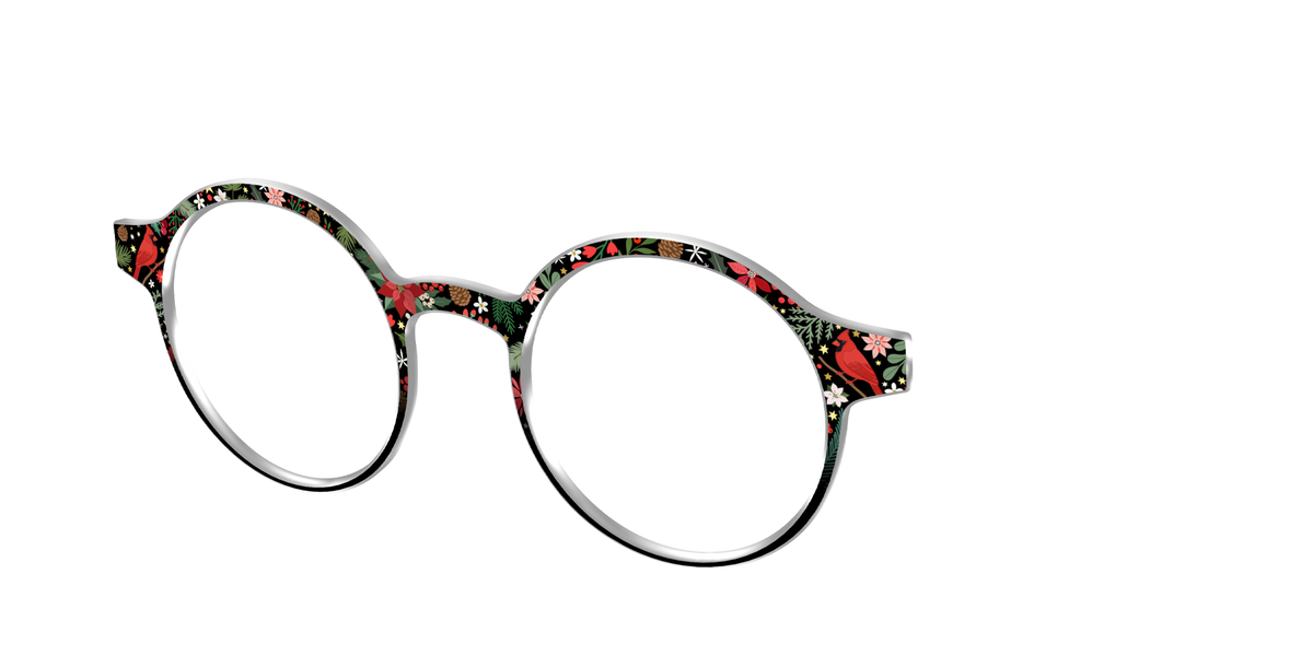 The Winter Wonderland Floral - Angle Top Image - Pair Eyewear
