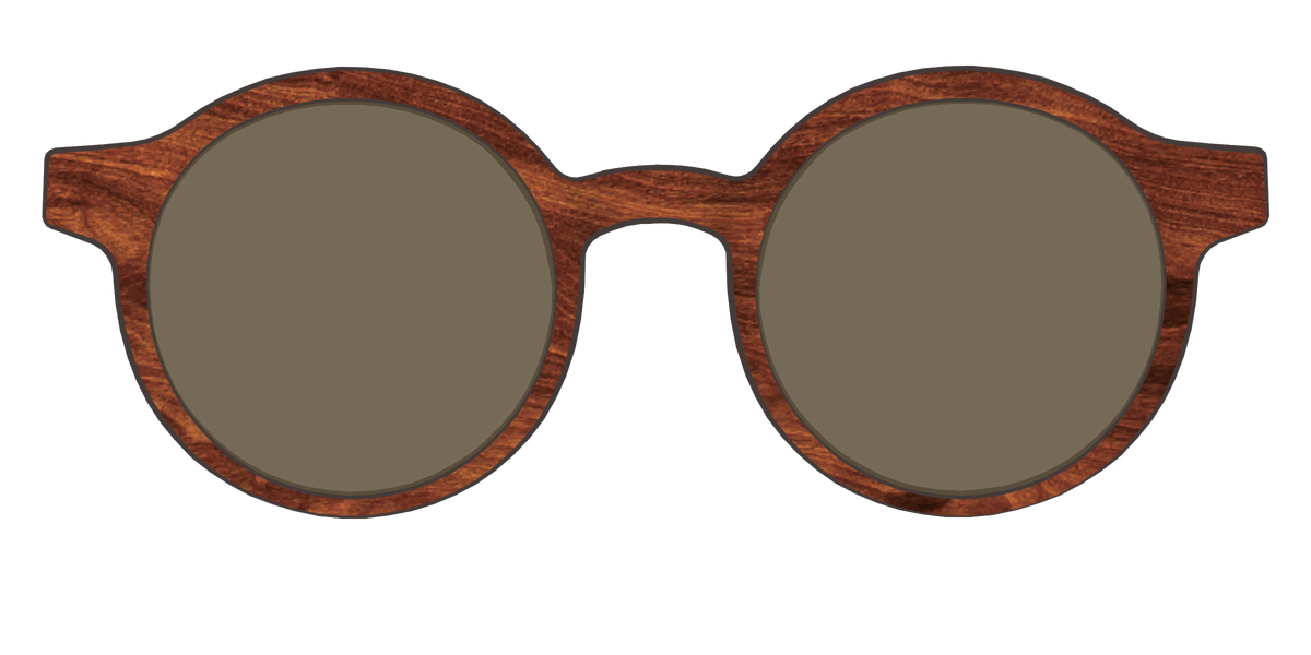 The Polarized Woodgrain Sun Top - Front Top Image - Pair Eyewear