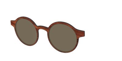 The Polarized Woodgrain Sun Top - Angle Top Thumbnail - Pair Eyewear