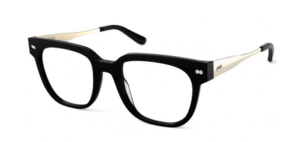 Mixed Material Black Gold Metal