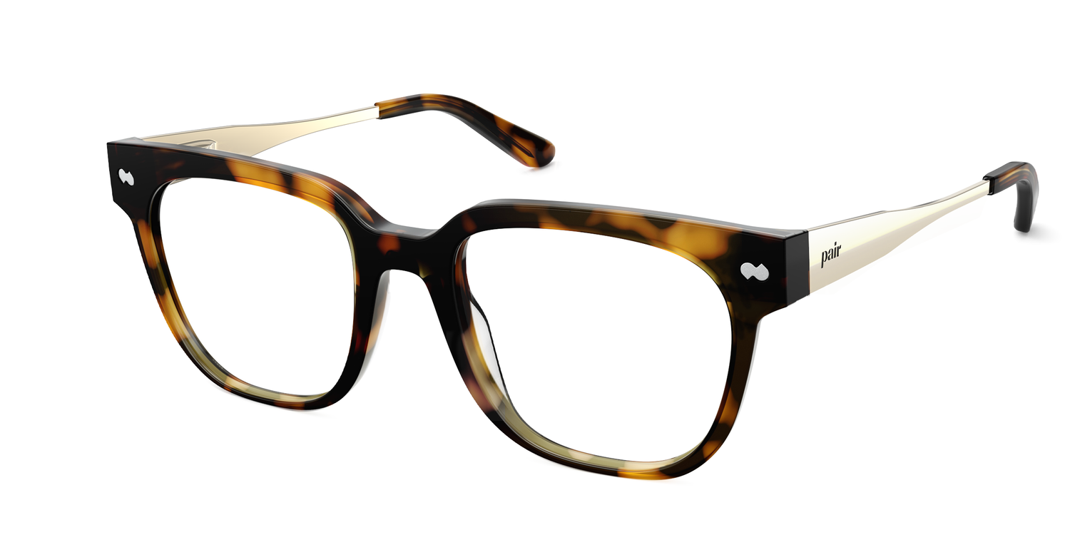 The Murphy - Mixed Material Black Gold Metal