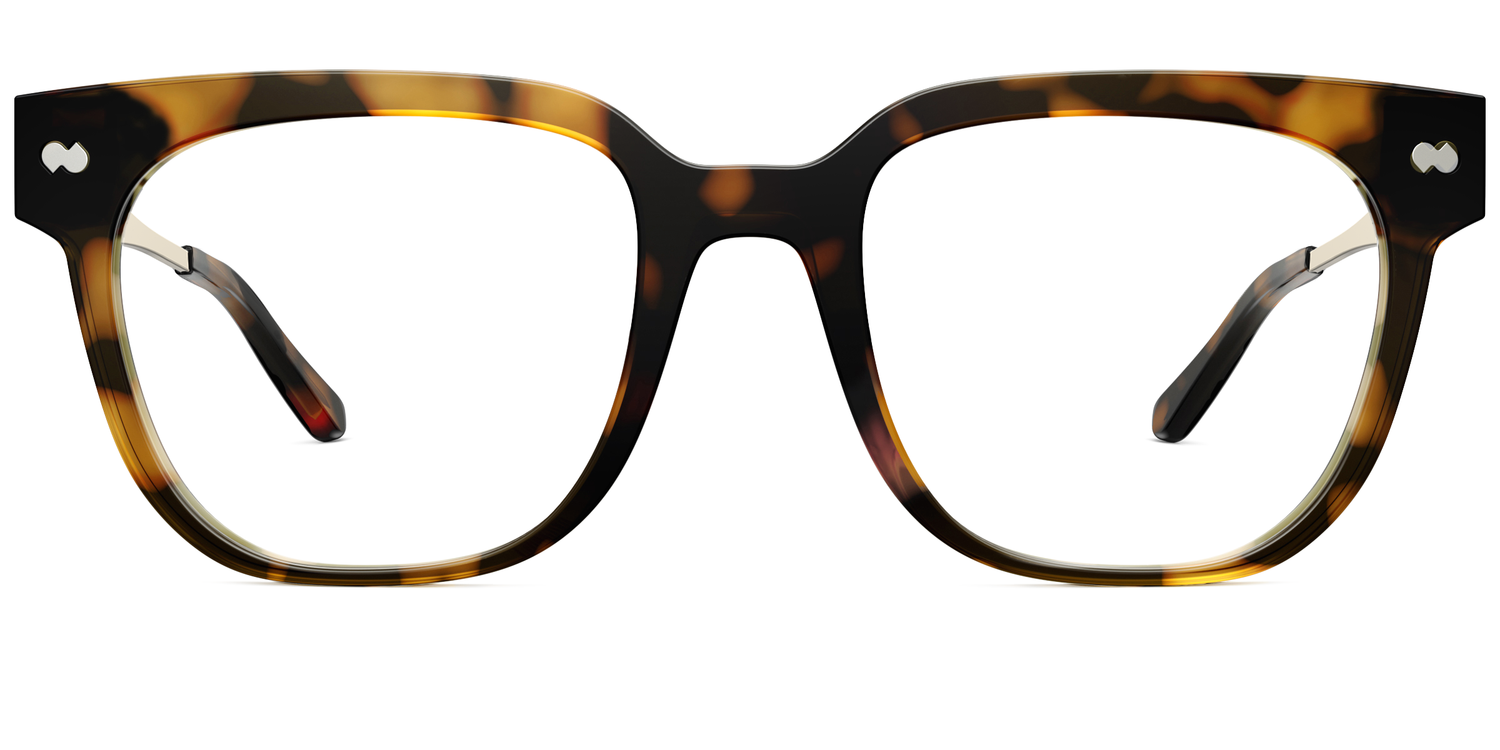The Murphy - Mixed Material Black Gold Metal