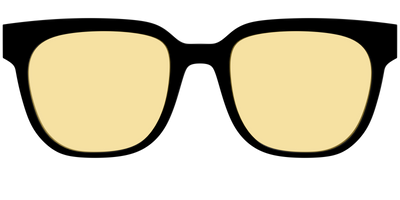 The Black with Driving Lens - Front Top Thumbnail - Pair Eyewear
