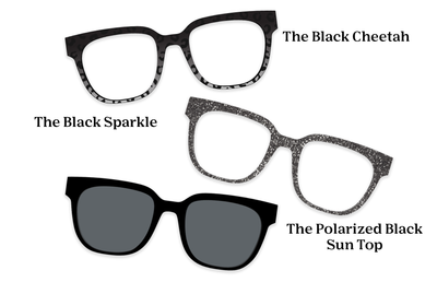 The Murphy - Mixed Material - Lensless - Pairing Set - Pair Eyewear
