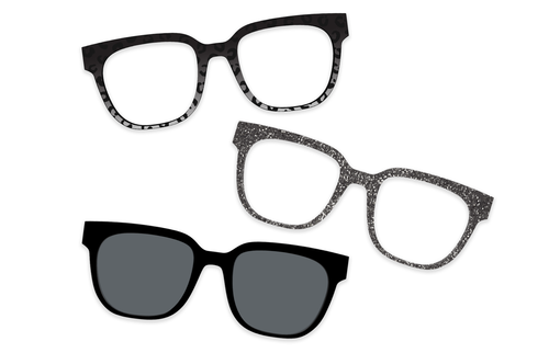 Black Gold Metal - Set - Pair Eyewear