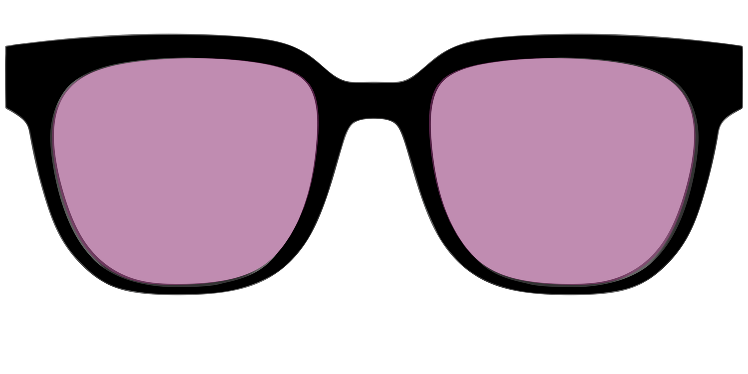 The Black with Pink Racquet Sport Lens