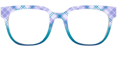 The Bluebell Plaid - Front Top Thumbnail - Pair Eyewear