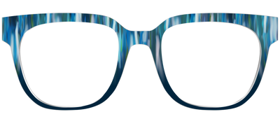 The Blueberry Brushstrokes - Front Top Thumbnail - Pair Eyewear