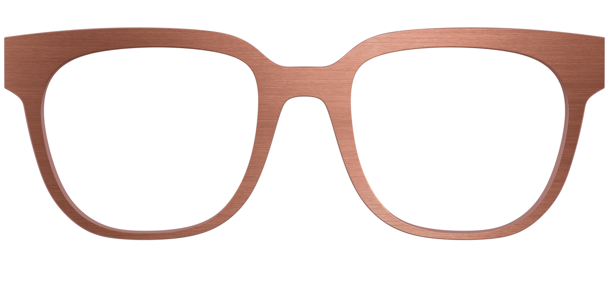 The Brushed Champagne - Front Top Image - Pair Eyewear