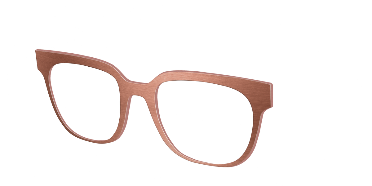 The Brushed Champagne - Angle Top Image - Pair Eyewear
