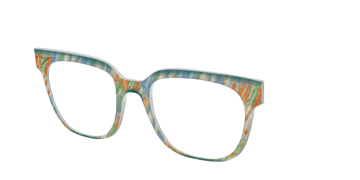 The Brush Strokes - Angle Top Image - Pair Eyewear