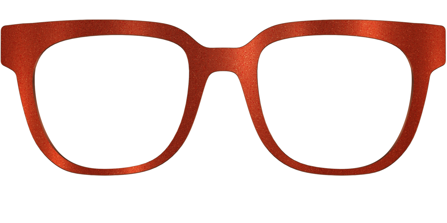 The Burnt Orange Shimmer - Front Top Image - Pair Eyewear
