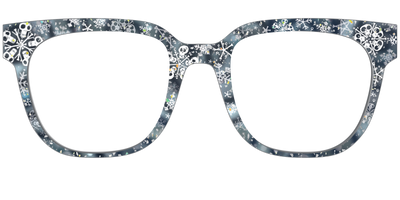 The Christmas Town Snow Globe with Holographic Glitter - Front Top Thumbnail - Pair Eyewear