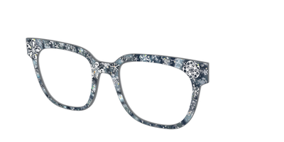The Christmas Town Snow Globe with Holographic Glitter - Angle Top Thumbnail - Pair Eyewear