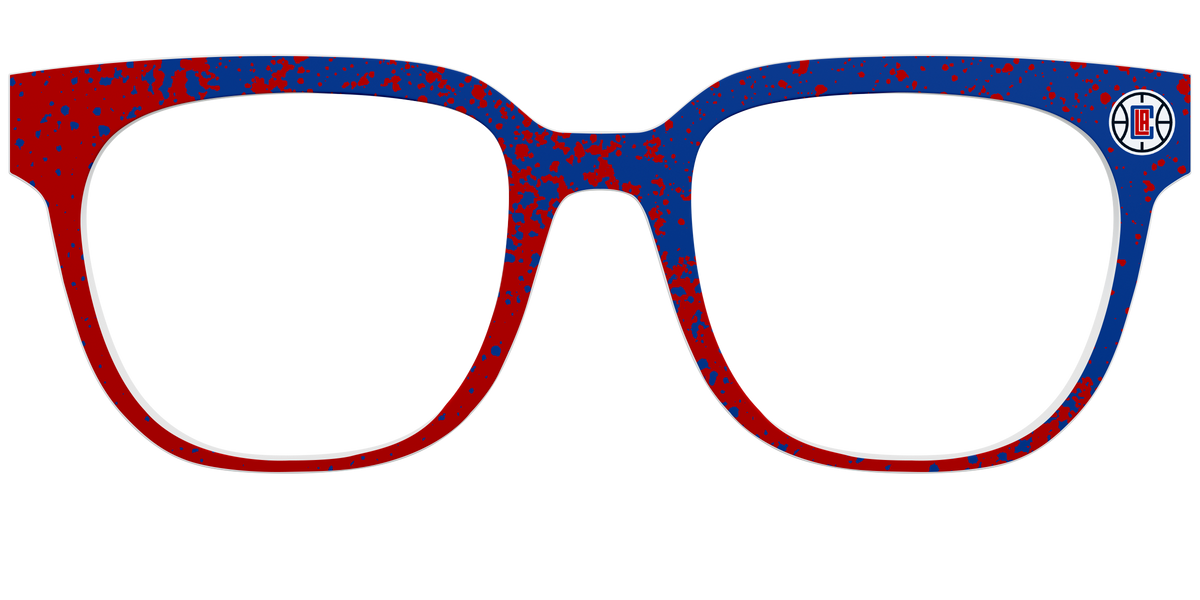 The Clippers Splatter - Front Top Image - Pair Eyewear