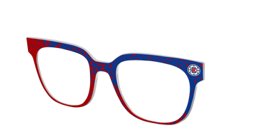 The Clippers Splatter - Angle Top Thumbnail - Pair Eyewear