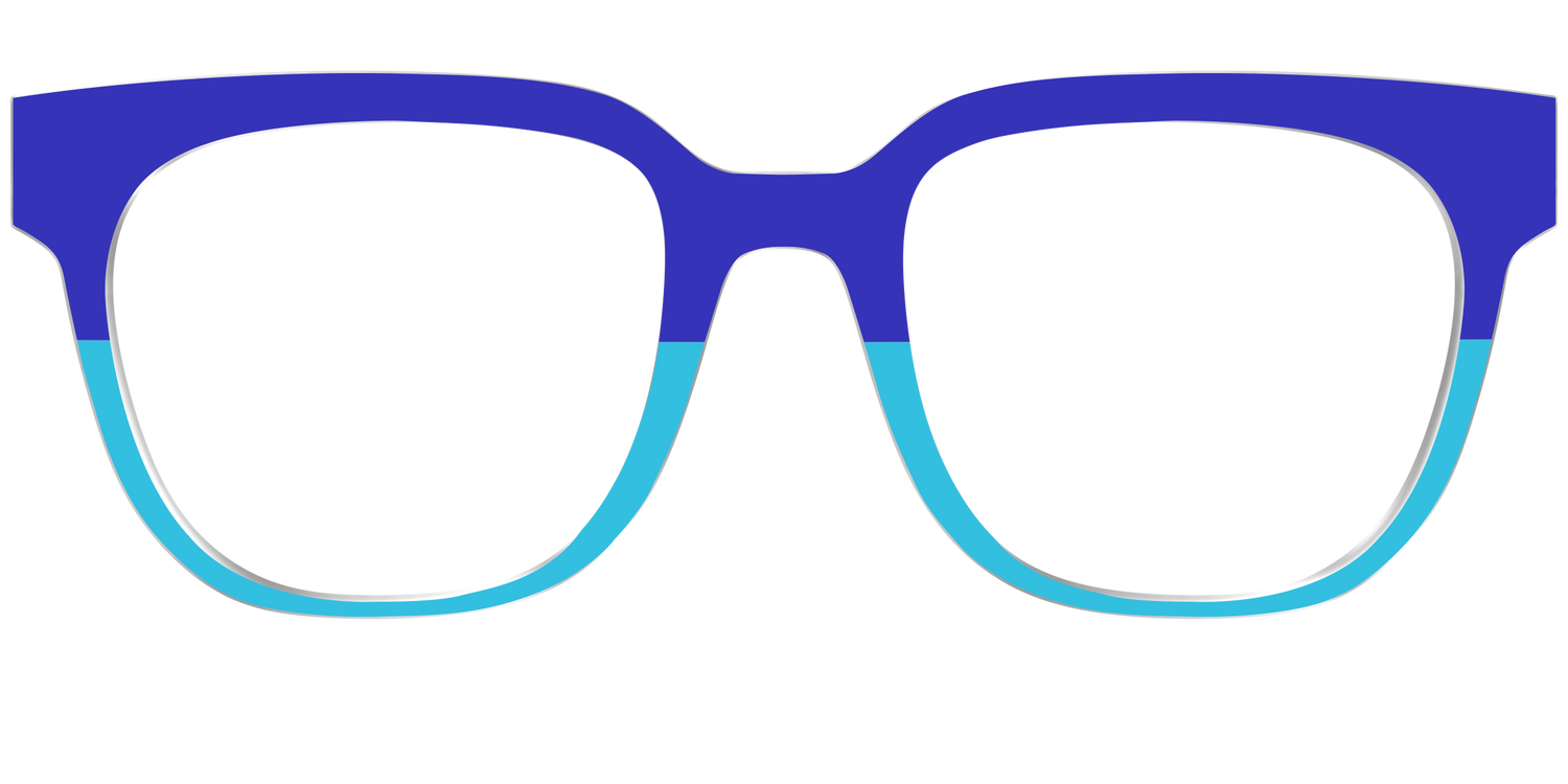 The Cobalt & Capri Split - Front Top Image - Pair Eyewear