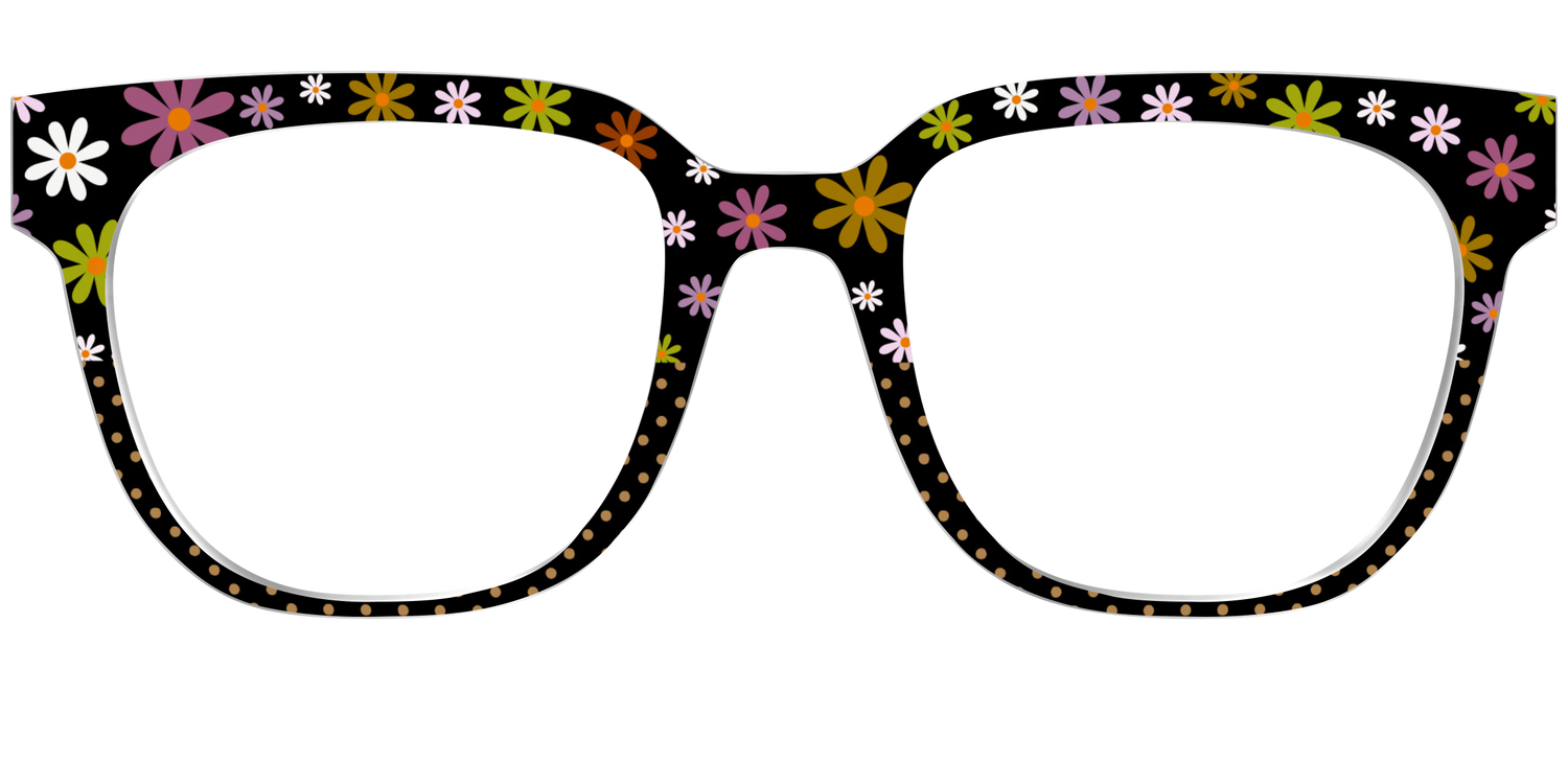 The Daisy Dot Split - Front Top Image - Pair Eyewear
