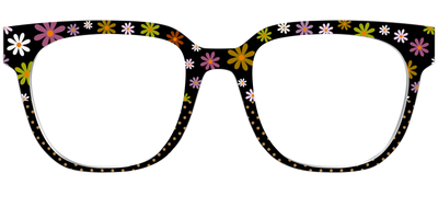 The Daisy Dot Split - Front Top Thumbnail - Pair Eyewear