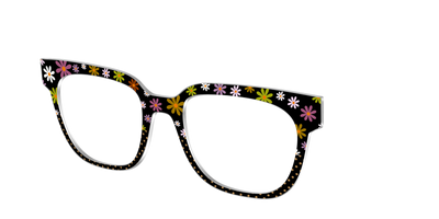 The Daisy Dot Split - Angle Top Thumbnail - Pair Eyewear