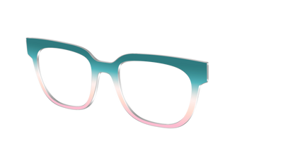 The Deep Sea to Pink Sand Gradient - Angle Top Thumbnail - Pair Eyewear