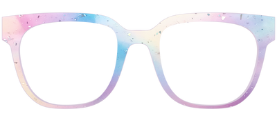 The Dreamy Pastel with Holographic Glitter - Front Top Thumbnail - Pair Eyewear