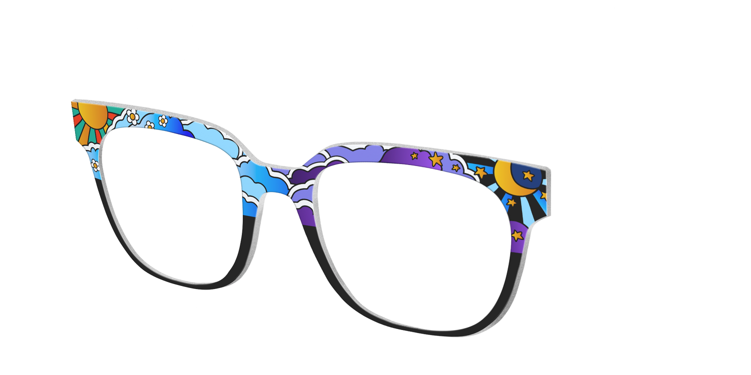 The Far Out Skies - Angle Top Image - Pair Eyewear